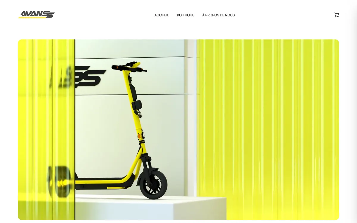 Page d'accueil du site de Avanss